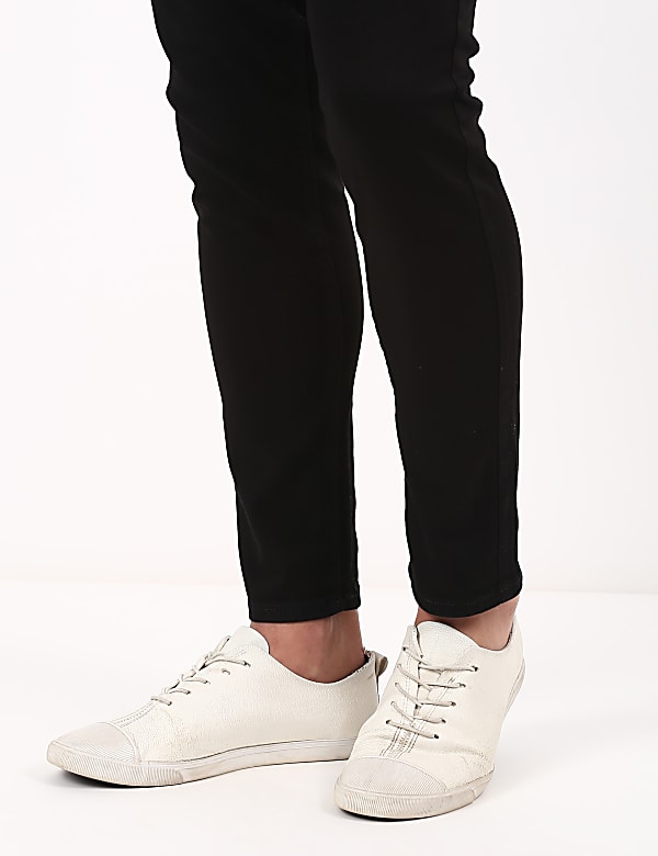 Cotton Mix Plain Slim Fit Jeans