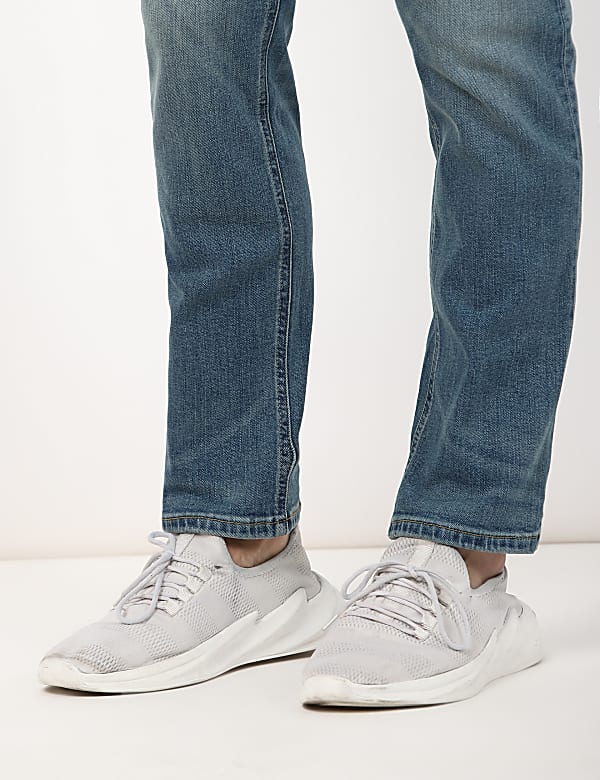 Cotton Mix Plain Slim Fit Jeans