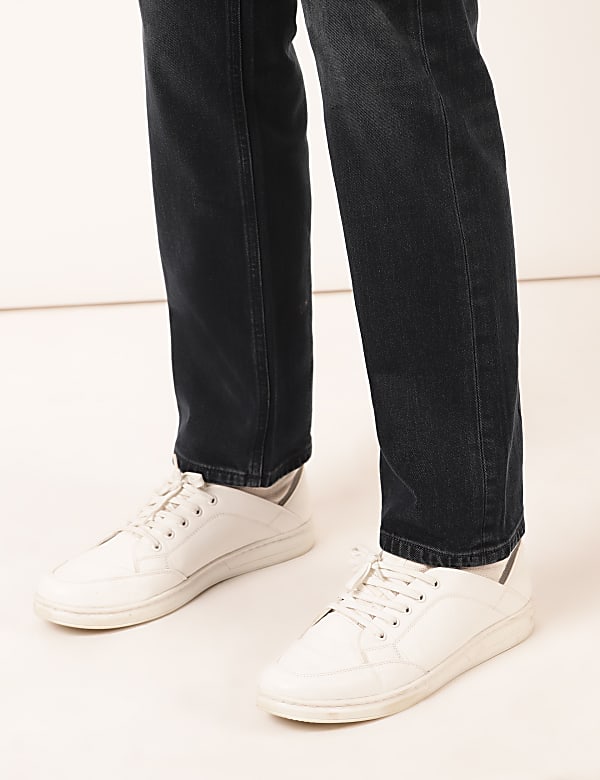 Cotton Mix Plain Regular Fit Jeans