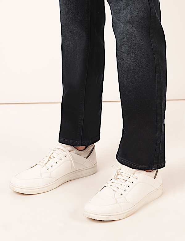 Cotton Mix Plain Regular Fit Jeans