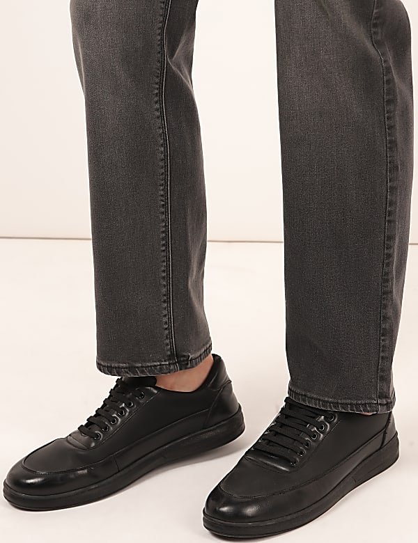 Cotton Mix Plain Regular Fit Jeans