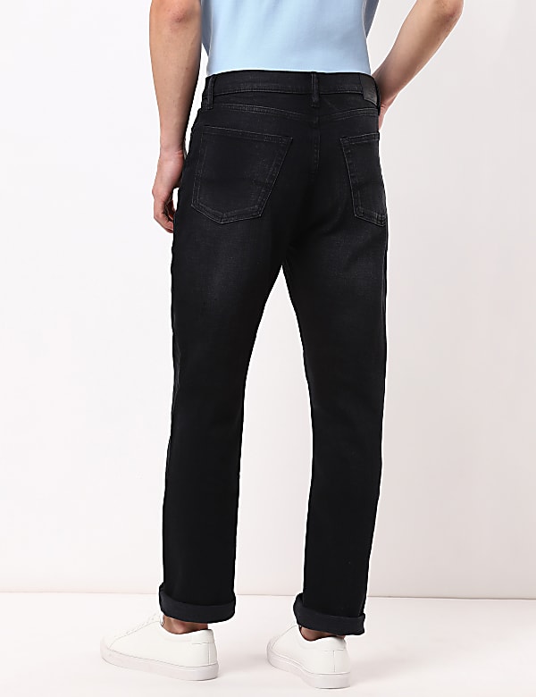 Straight Fit Vintage Wash Denim