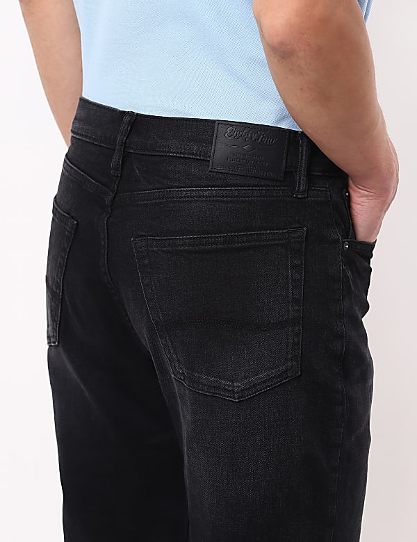 Straight Fit Vintage Wash Denim