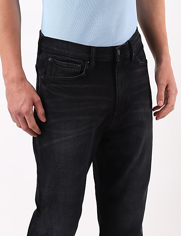 Straight Fit Vintage Wash Denim