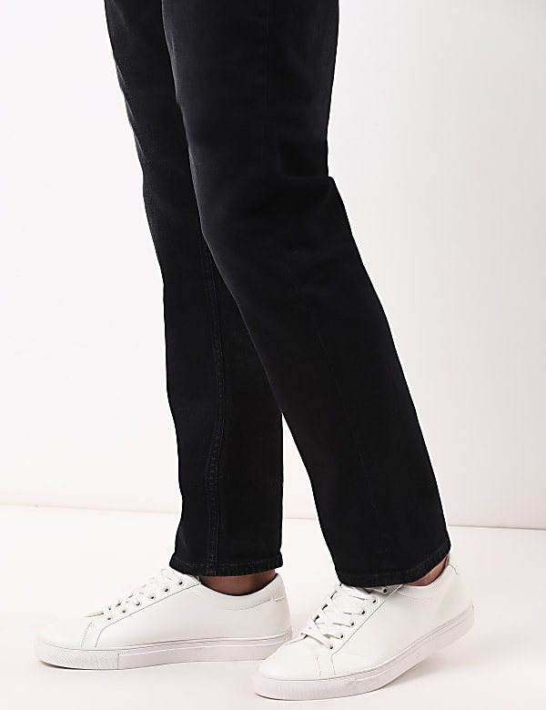 Straight Fit Vintage Wash Denim