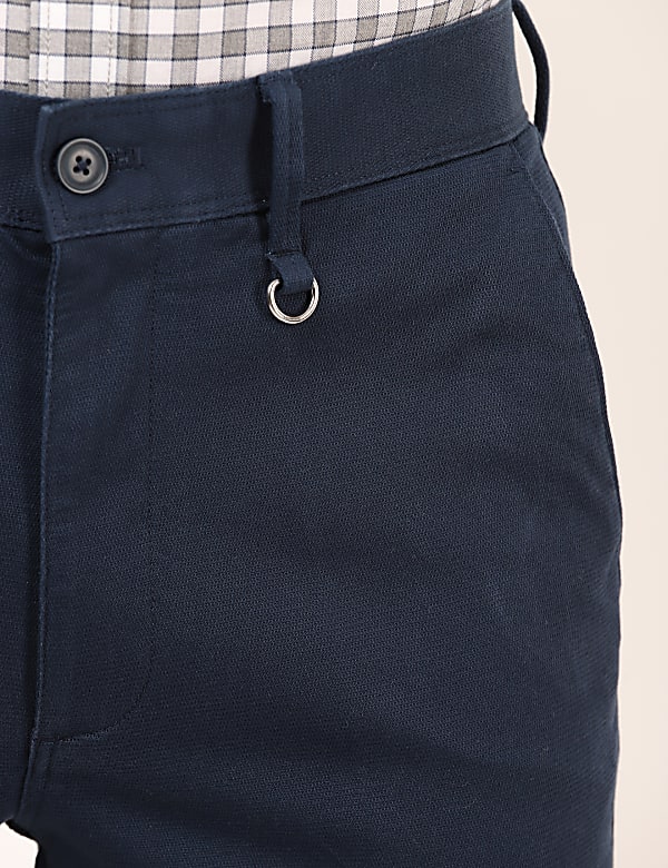 Cotton Mix Plain Skinny Fit Trouser