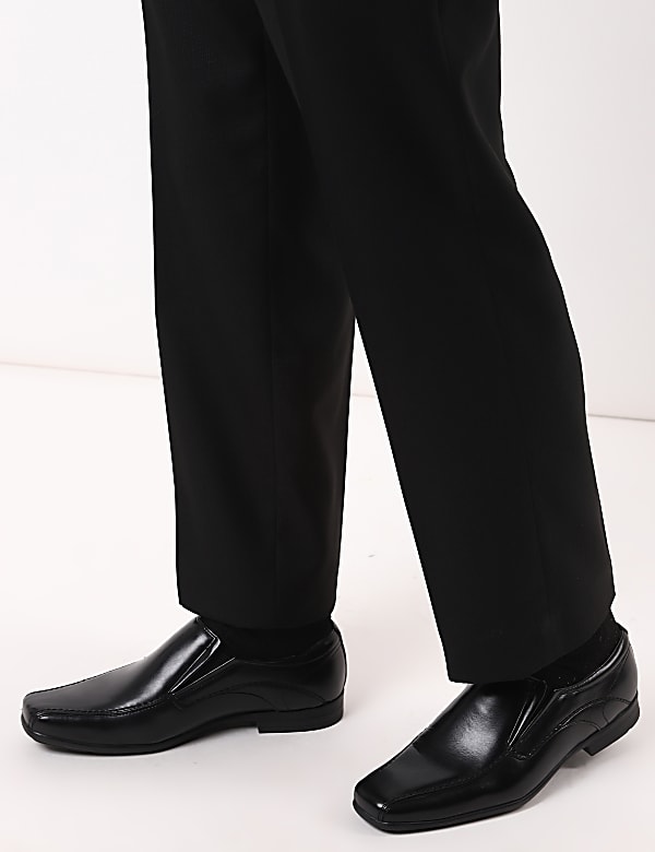 Regular Fit Dobby Texture Trousers