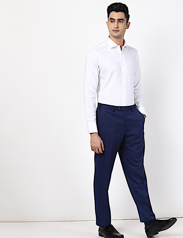 Regular Fit Flexi Waist Trousers