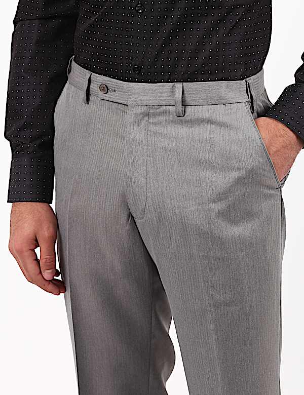 Regular Fit Flexi Waist Trousers