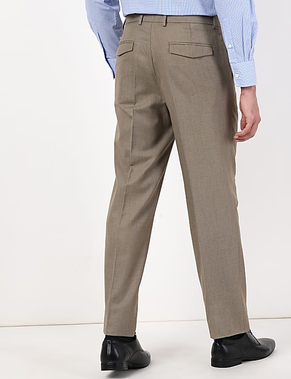 Regular Fancy Texture Trousers