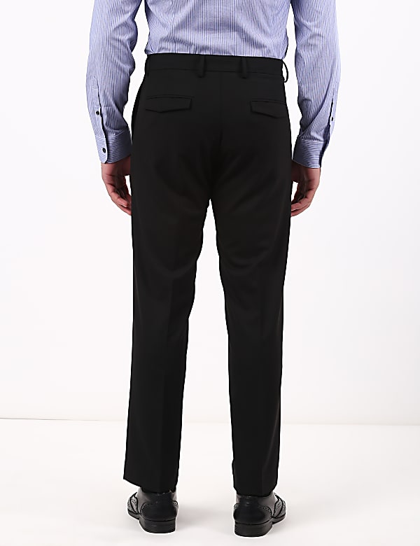 Bi-Stretch Solid Slim Trouser