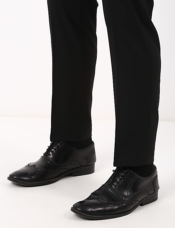 Bi-Stretch Solid Slim Trouser