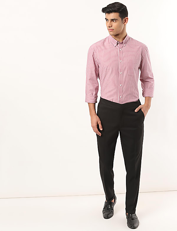 Plain Slim Fit Trouser