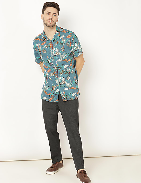 Plain Slim Fit Trouser