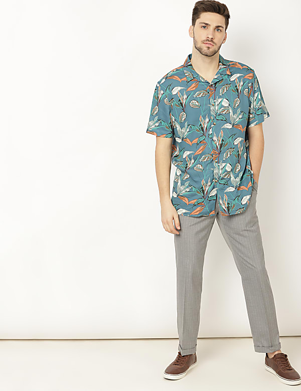 Plain Slim Fit Trouser