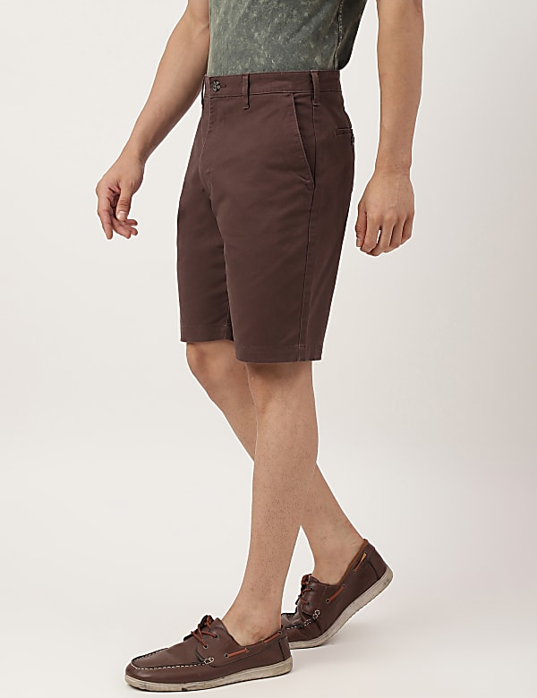 (Cotton Blend) Regular Fit Shorts
