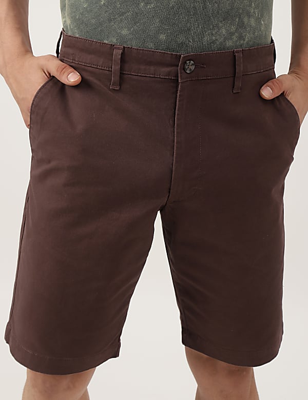 (Cotton Blend) Regular Fit Shorts