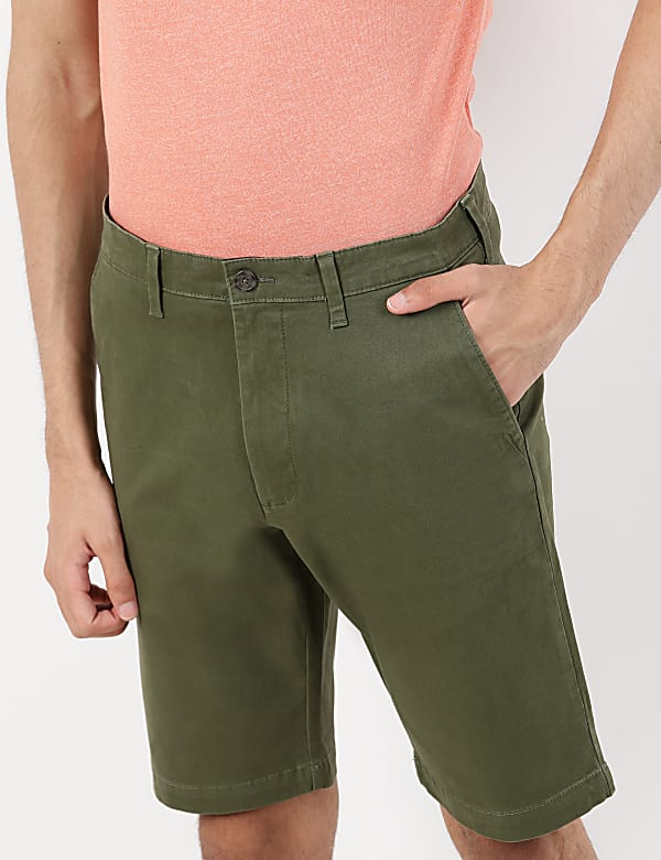 (Cotton Blend) Regular Fit Shorts