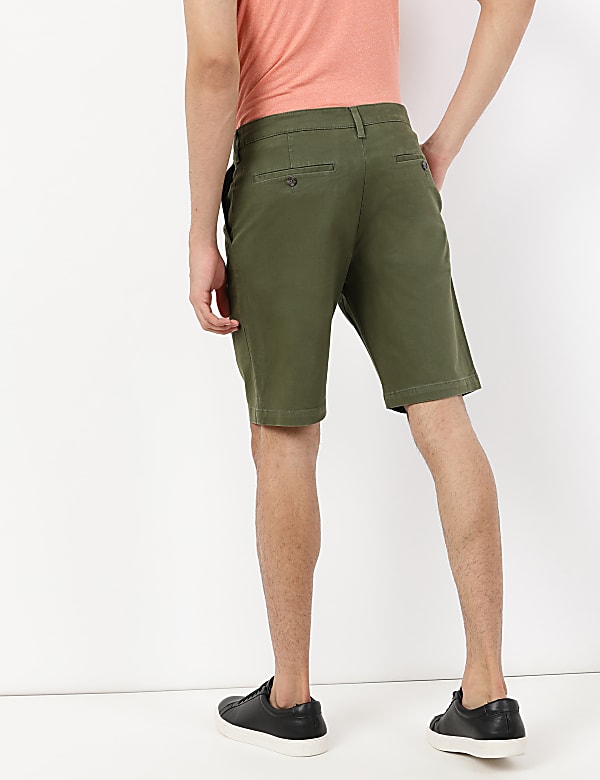 (Cotton Blend) Regular Fit Shorts