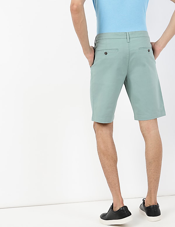 (Cotton Blend) Regular Fit Shorts