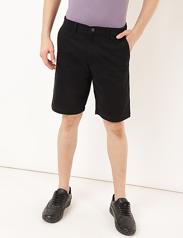 (Cotton Blend) Regular Fit Shorts