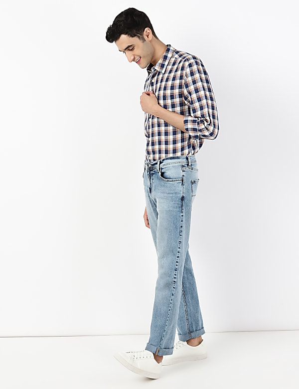 Straight Fit Vintage Denim