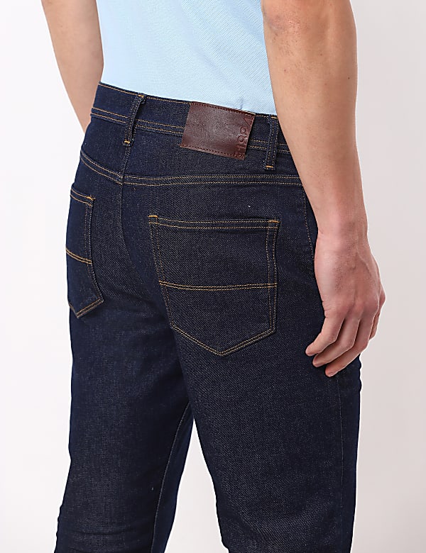 Straight Fit Cross Pkt Jeans
