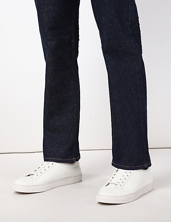 Straight Fit Cross Pkt Jeans