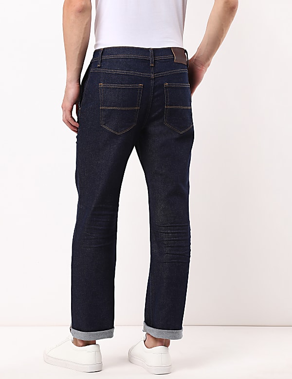 Reg Fit Cross Pkt Denim