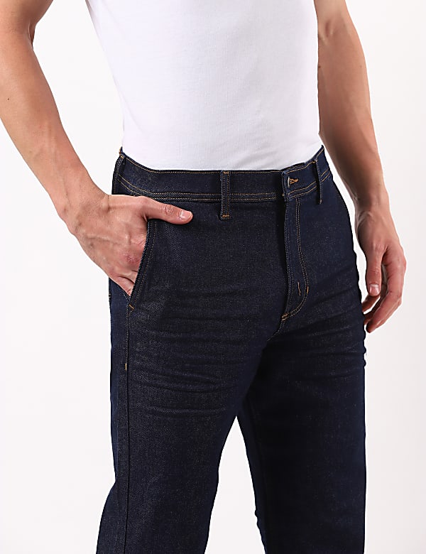 Reg Fit Cross Pkt Denim