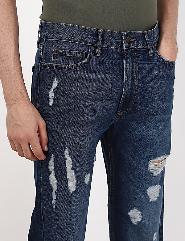 Ripped Jeans Straight Fit