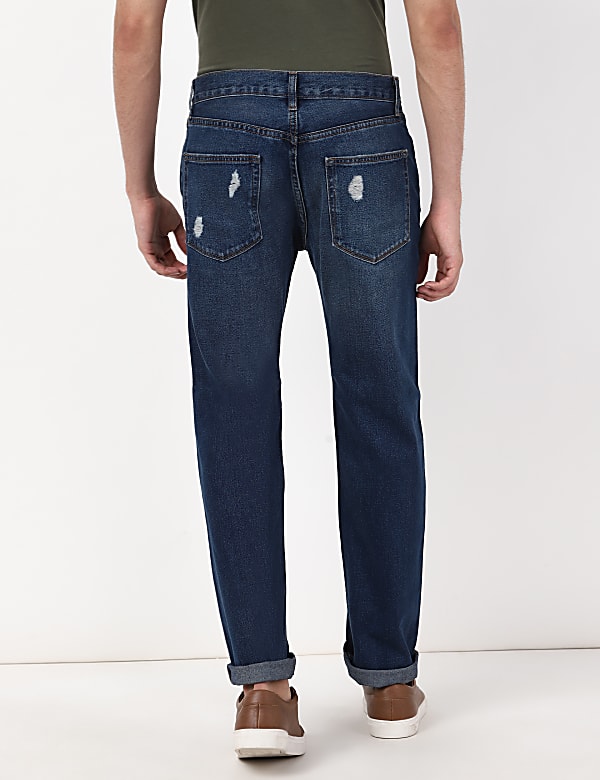 Ripped Jeans Straight Fit