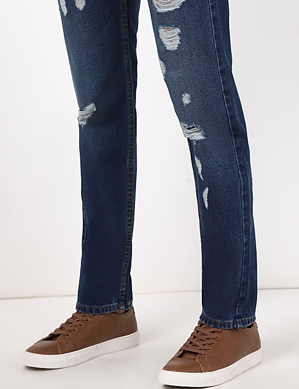 Ripped Jeans Straight Fit