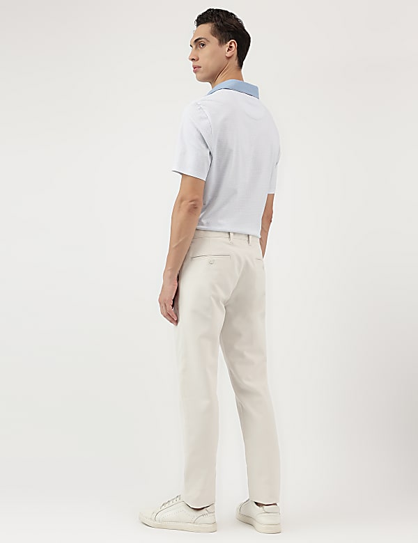 Slim Fit Plain Chinos