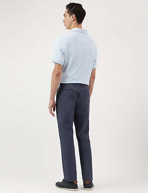 Regular Fit Pure Cotton  Plain Chinos