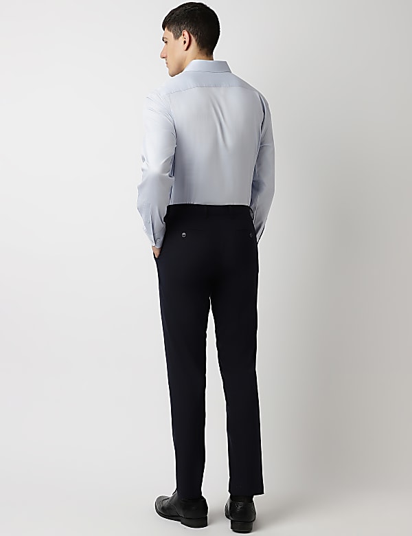 Slim Fit Striped Trousers