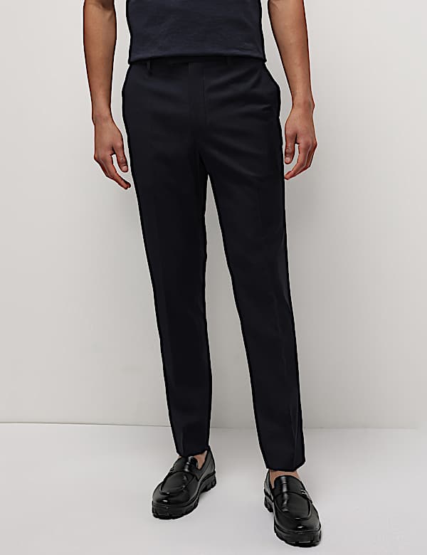 Mid Waist Slim Fit Trousers