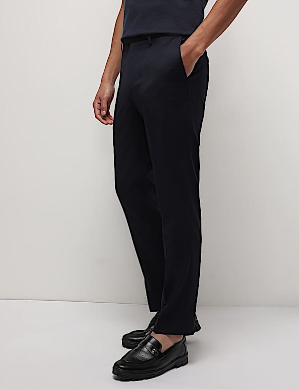 Mid Waist Slim Fit Trousers