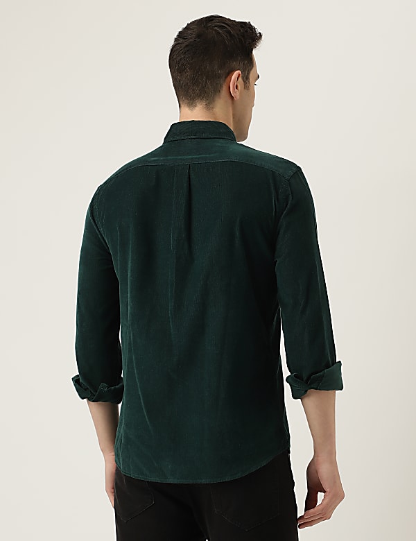 Pure Cotton Button Down Collar Shirt