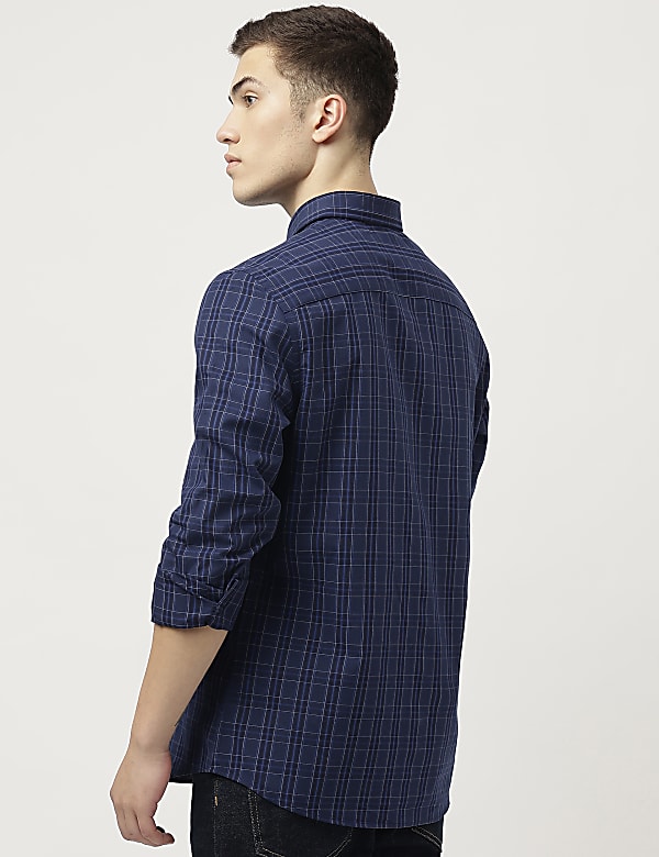 Pure Cotton Checked Shirt