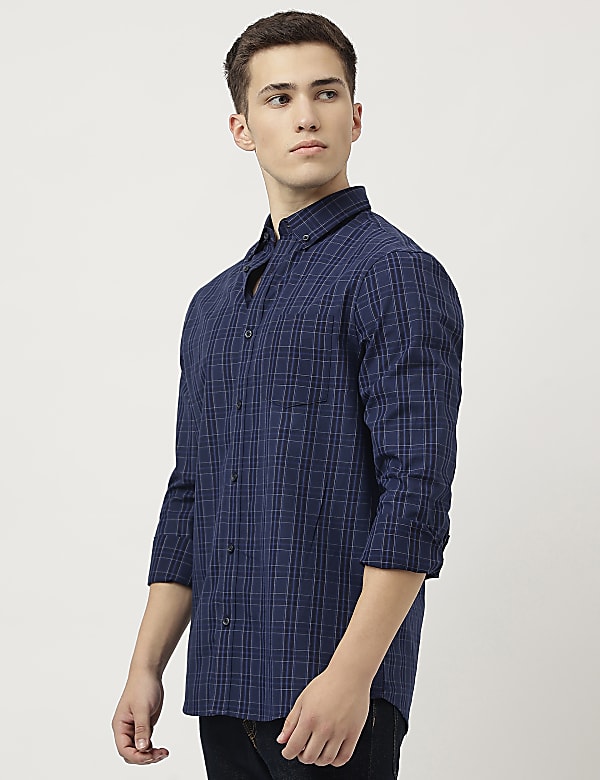 Pure Cotton Checked Shirt