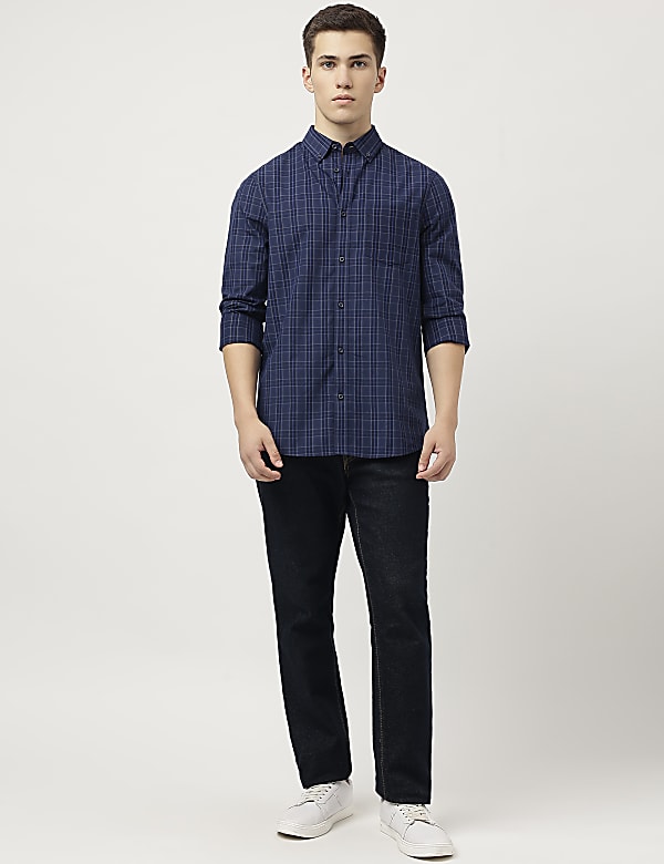 Pure Cotton Checked Shirt