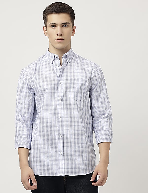Pure Cotton Checked Shirt