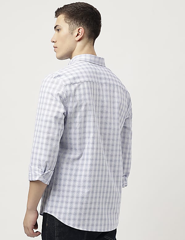 Pure Cotton Checked Shirt