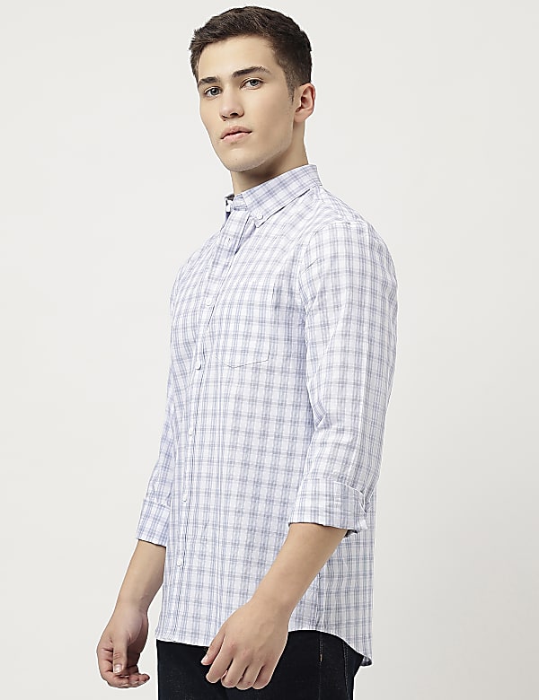 Pure Cotton Checked Shirt