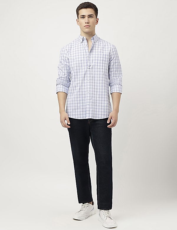 Pure Cotton Checked Shirt