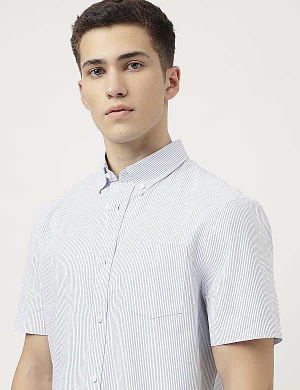 Pure Cotton Striped Shirt