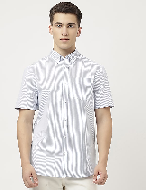 Pure Cotton Striped Shirt