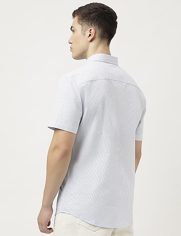 Pure Cotton Striped Shirt