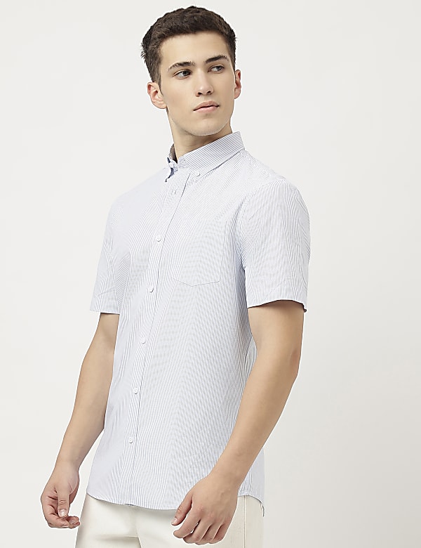 Pure Cotton Striped Shirt